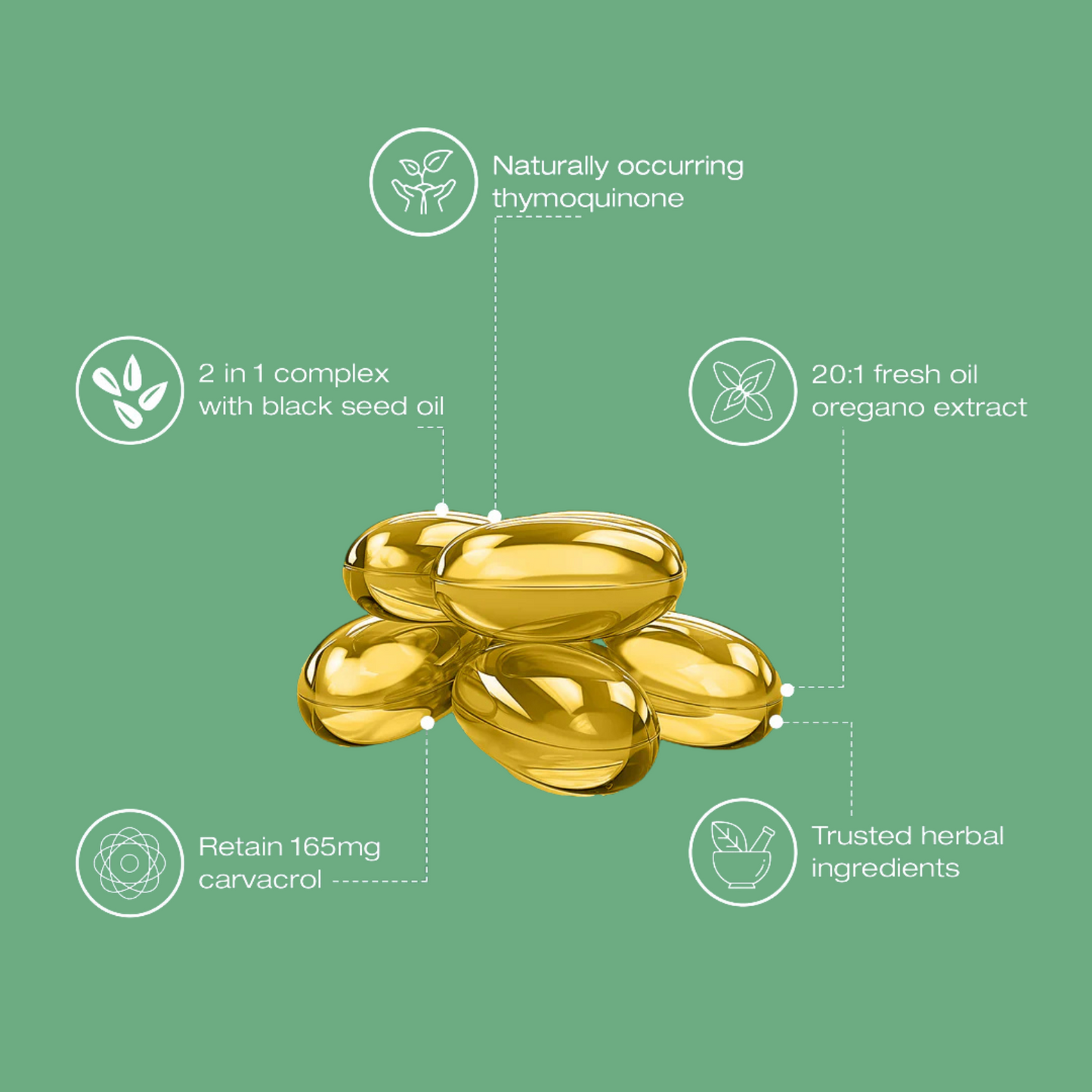 Moomua Oil Of Oregano Softgels