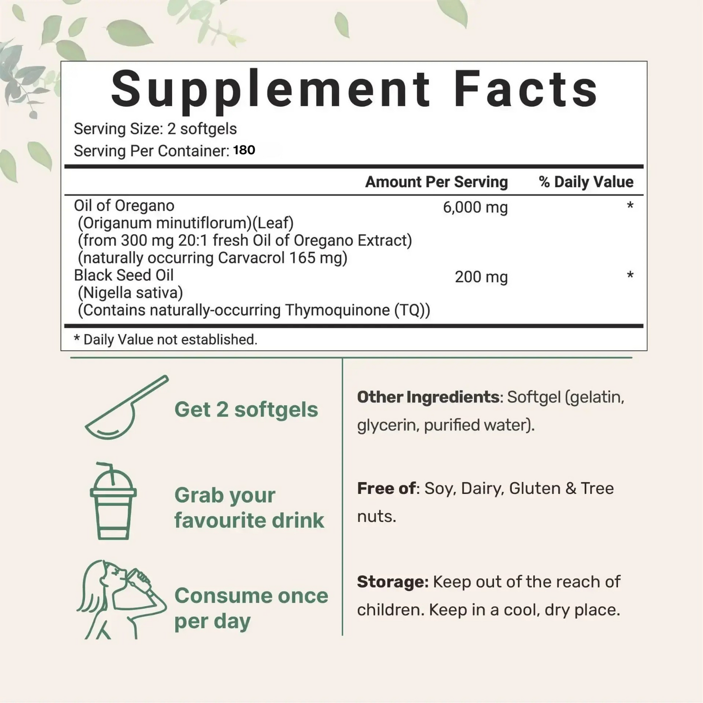 Moomua Oil Of Oregano Softgels
