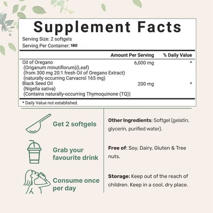Moomua Oil Of Oregano Softgels